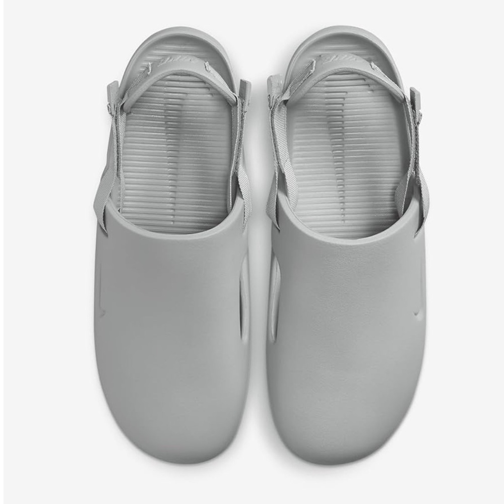 NIKE ‘Calm’ Mules In Light Smoke Grey - Picture 2 of 16